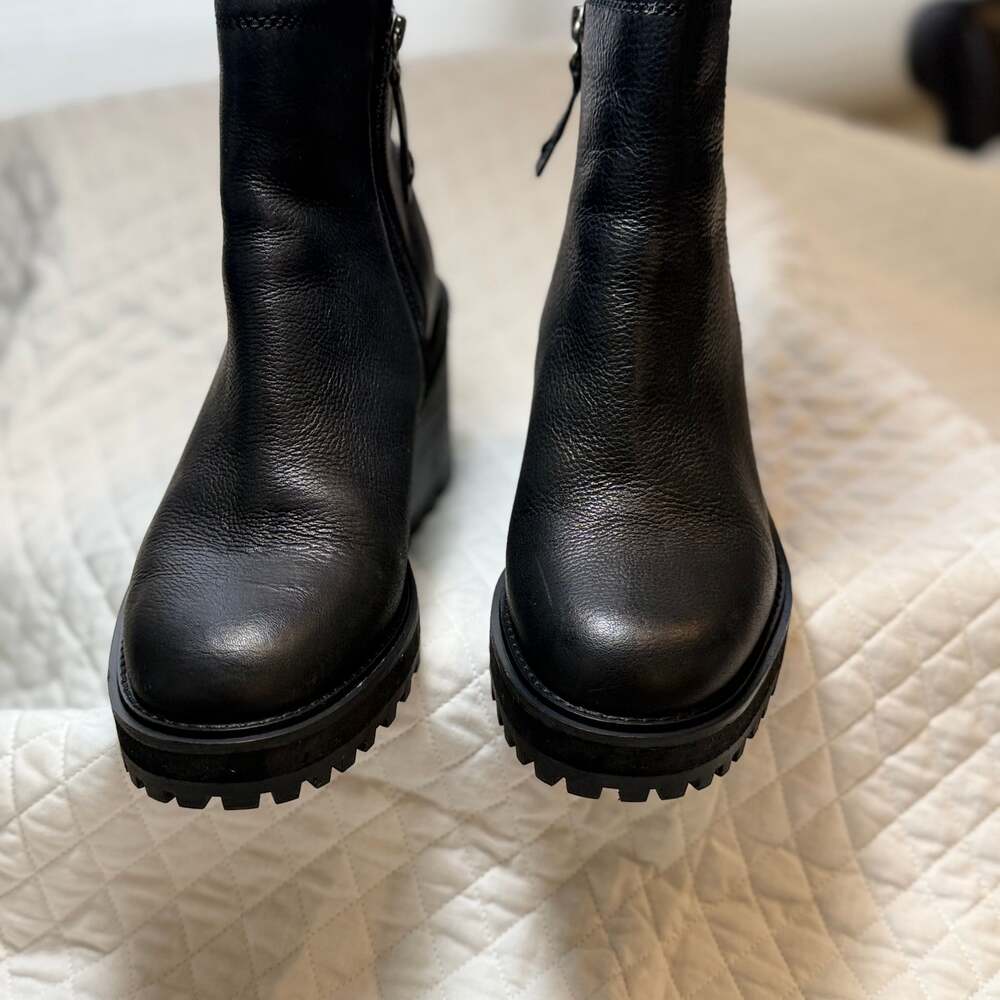 Zodiac Black Ankle Boots - Picture 2 of 10